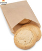 Kraft Paper Sandwich Style Bags Dry Wax Grease Resistant Bags Sandwiches Cookies Pastries Custom Bread Bags