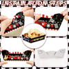 Packs Racing Party Supplies Grid Paper Food Tray Car Tray Paper Licensed Food, Carnival food trays