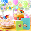Kraft Paper Gift Bags with Handle in rainbow Colors for Weddings Birthdays Gifts Shopping and Party Supplies Shopping Bag