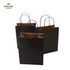 50Pcs Black Gift Bag Paper Shopping Recyclable CUSTOM Kraft Paper Bag Retail Party
