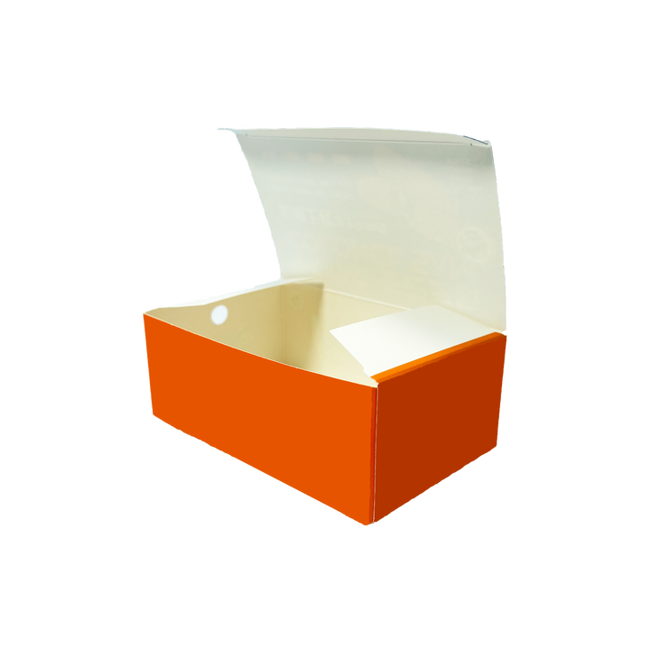 Fried Chicken Flip-top Folding Anti-frying Oil Packaging Box for Takeout Wholesale Food Box