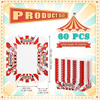 Pieces of Disposable Paper Food Tray for Carnival Party Decorations for Food Stalls, Condiments