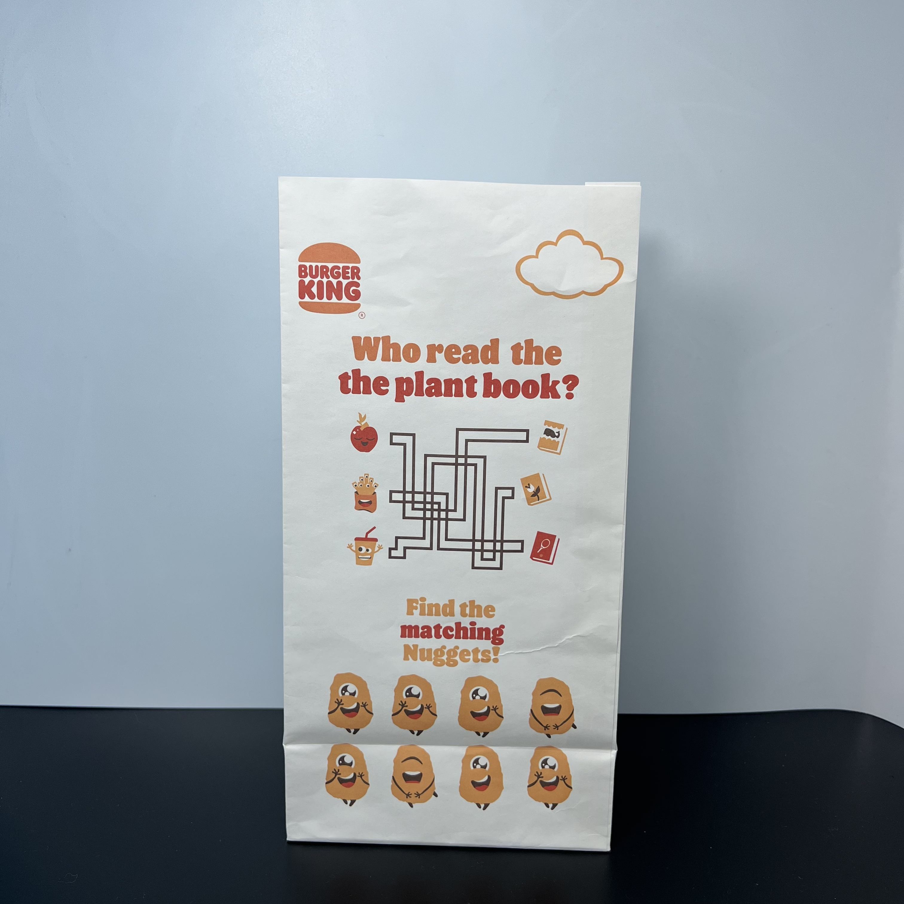 Custom Flat square Bottom Brown Kraft Paper Bag for Takeaway Food Packaging Grease and logo Printing Oil-proof Paper Bag