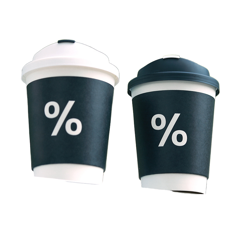 Paper Soup Container with Lid Disposable Kraft Paper Food Cup Ice Cream Cup Paper Food Storage with Lid Coffee Cup