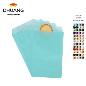 Quotidian Mint Custom Size Kraft Glassine Paper Bags for Food for Wrapping Bread Hamburger Pizza Cookie Chemicals