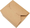 Brown Paper Food Container 30 oz Brown Brown Take-out Food Box Leak Proof Container Catering Picnic Party Food Box