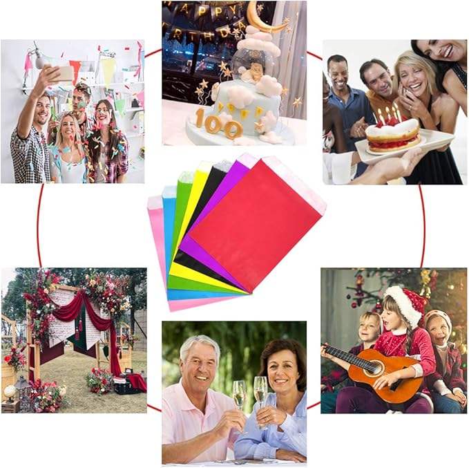 Customized Size of Kraft Paper Packaging for Candy Bags Suitable for Biscuits Bread and Other Foods Oil-proof Paper Bag