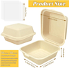 Hamburger Box Flip-top Takeout Food Container Lunch Box Hamburger Container