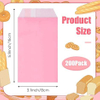 Small pink Paper Therapy Bags Candy Kraft Paper Bags Loose Snacks Popcorn Candy Sandwich Party
