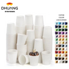 6oz Disposable White Paper Cups 300 Pack for Coffee Tea Water or Juice Eco-Friendly and Stylish