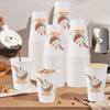 16 oz Paper Disposable Coffee Cups for Hot and Cold Drinks, Coffee Shops, Offices and Restaurants