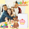 White Paper Bags with Handles Gift Bags Bulk Kraft Paper Recyclable Small Business Shopping Bags