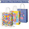 Custom Cartoon Style Kraft Paper Handbags for Holiday Packaging Advanced Sense Cross-Border Birthday Gift Bags