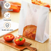 240 Large Window Bread Paper Bags Leaven Bags for Packaging and Storage of Baked Goods Custom Bread Bags