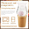 32 oz Paper Soup Container with Lid Disposable Cowhide Soup Food Bowl Microwave Food Storage Ice Cream Container Paper Cup