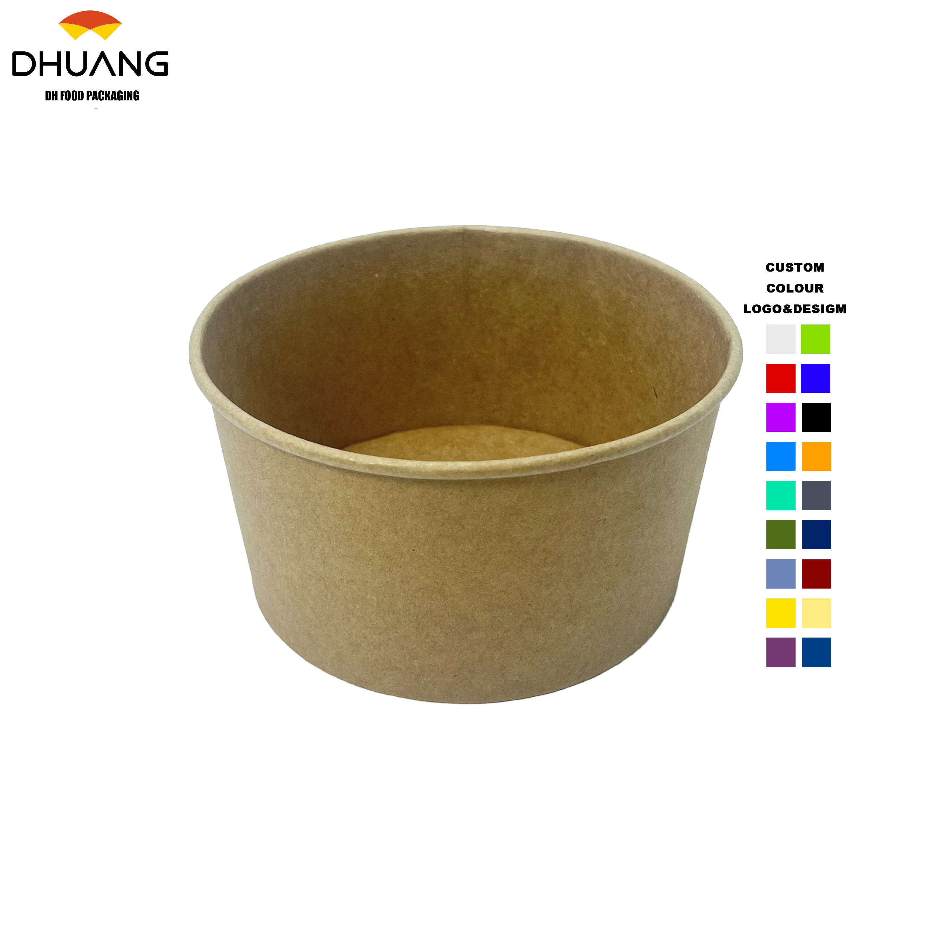 Customized Printing of Food-grade Material Packaging Boxes for Use in Takeaway Packaging Bowls Food Box