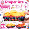 Mexican Paper Food Tray Disposable Holiday Snack Tray Mexican Party Serving Nachos Popcorn Hot Dog Tacos