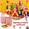 2-pound Disposable Paper Food Trays Decorated for Mardi Gras Party Nachos Hot Dogs Mardi Gras Circus Themed Party Supplies