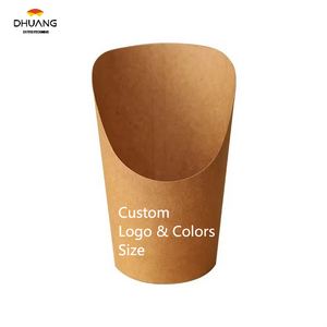 Customizable Disposable Chips Egg Cup Takeout Container Popcorn Paper Cup Waffle Paper Cup