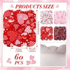 Pieces Valentine's Day Party Supplies Disposable pink Food Decoration Paper Plates for Wedding Birthday Party Food Trays