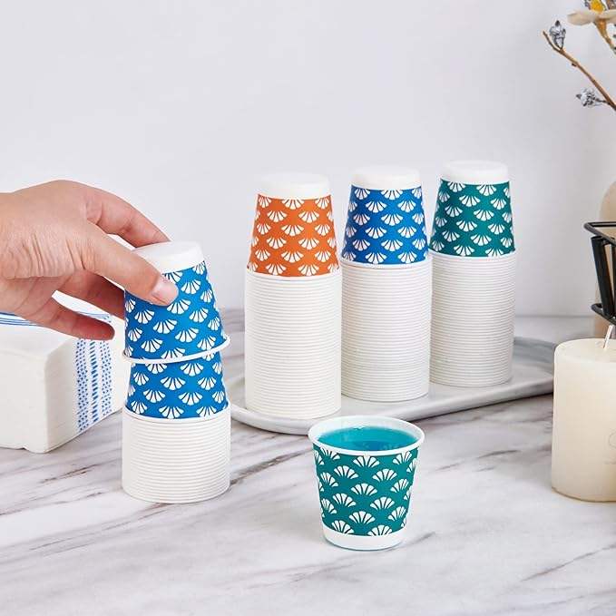 Products Paper Cups Disposable Bathroom Small Mouthwash Candy and Cookies Parties Picnics Trips Paper Cup