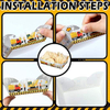 Packs Disposable Construction Decoration Birthday Party Paper Food Service Tray Licensed Food Paper Boat (Construction)