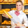 Customized White Bread Bags with Windows. Lockable Bags Are Used for Storing and Preserving Custom Bread Bags