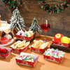 Packs of Christmas Party Supplies Christmas Plates, Paper Food Trays, Paper Food Boats, Licensed Food, Condiments, Carnival