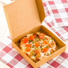 Small Disposable Corrugated Paper Box for Secure Pizza for Cookies or Party Gifts Packaging Custom Pizza Box