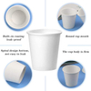 3 oz White Disposable Mouthwash Cup Bathroom Use Birthday Party Group Picnic Office Use Paper Cup