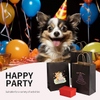 Black Kraft Paper Gift Shopping Party Retail Christmas Birthday Takeaway Custom Paper Bags Shopping Bag