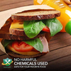 Sandwich Cookie Baking Bag - Suitable for Packaging Pastries Hamburgers Bagels and Toast Slices Custom Bread Bags
