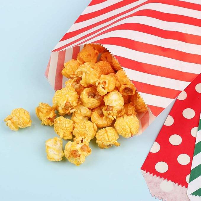 Paper Packaging Gift Bags Food Packaging Bags Are Suitable for Candies Biscuits and Small Snacks Oil-proof Paper Bags