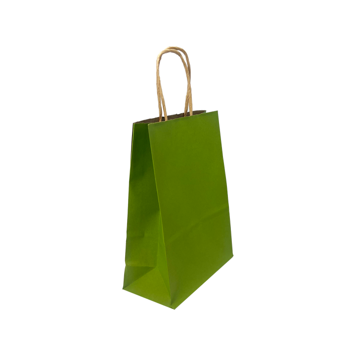 Customized Printed LOGO Cowhide Paper Bags - Simple Candy Color Scheme Gift Bags for Retail Sale Shopping Bag