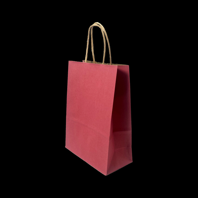 Customized Kraft Paper Bags for Simple Packaging of Candies Color Scheme Gift Bags for Retail Sale Shopping Bag