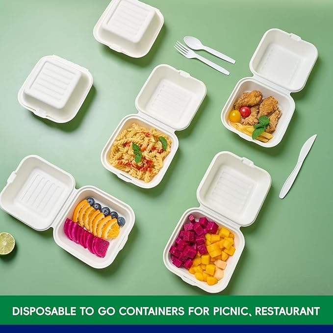 Luxury Double-Layer Burger Boxes - Heat-Resistant Compartments, Kraft Paper with Foil Lining for Gourmet Restaurants Burger Box