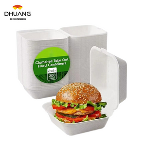 Luxury Double-Layer Burger Boxes - Heat-Resistant Compartments, Kraft Paper with Foil Lining for Gourmet Restaurants Burger Box