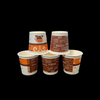 Disposable Paper Cups with Printed Designs Paper Cups with Handles Suitable for Coffee Tea and Cold Drinks Paper Cup