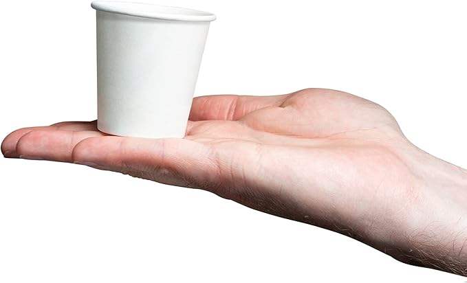 3oz White Disposable Eco-friendly Small Paper Cups Versatile Bathroom Gargle Cups Custom Paper Cup