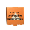 Pattern Square Pizza Bakery for Restaurant Parties for Safe Cardboard Corrugated Kraft Paper Custom Pizza Boxes