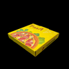 Wholesale Design logo Eco-friendly Clamshell Baking Restaurant Safe Cardboard Corrugated Kraft Custom Pizza Box
