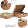 Disposable Pizza Box Corrugated Paper Pizza Delivery Packaging Food Packaging Pizza Box Custom