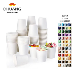 4oz White Mini Mouthwash Cup - Hot and Cold Drink Cup - Suitable for Home School and Office Use Paper Cup