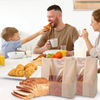 Custom Large Bread Bags Window for Homemade Bread Pizza Milk Storage Kitchen-for Craft Gifts Custom Bread Bags