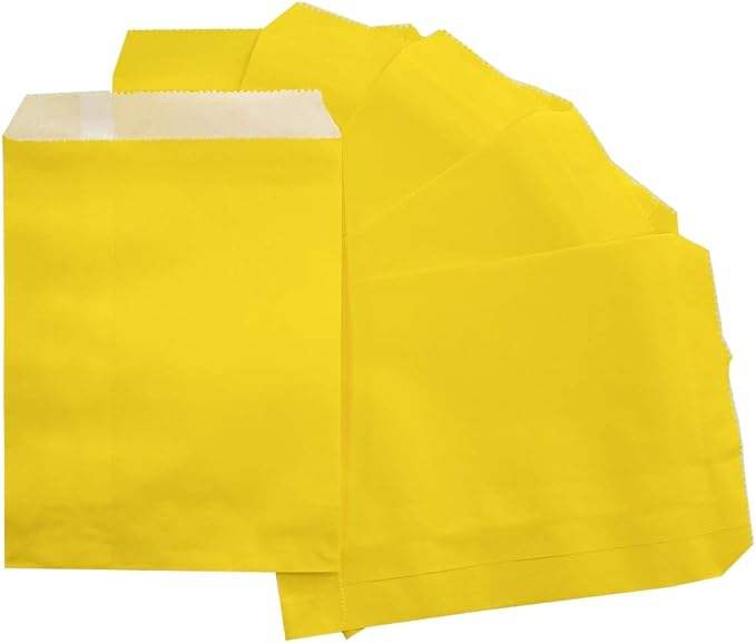 Assorted Color Large Premium Paper Treat Bags for Candy Buffet Premium Packaging Solution Oil-proof Paper Bag