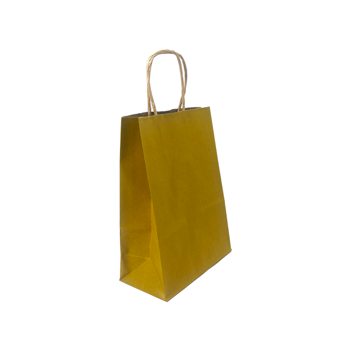 Customized Printed LOGO Brown Paper Bags in Candy Colors Available in Multiple Colors for Selection Shopping Bag