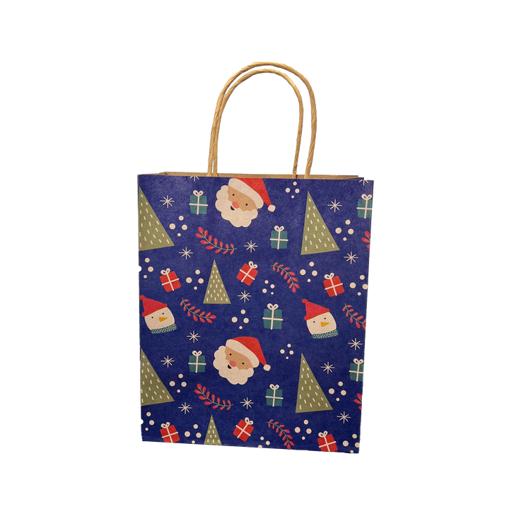 Customizable Pattern logo Bags with Handles Gift Paper Bags for Wholesale and Retail Sale in Restaurants Shopping Bag