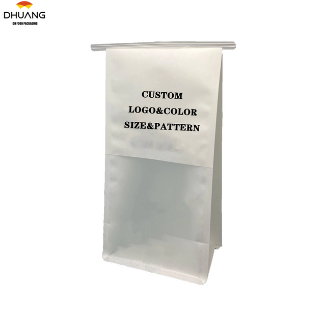 Wire Paper Bag Bread Biscuit Packaging with Transparent Window and Custom logo Printing for Bakery Custom Bread Bags