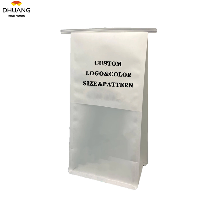 Wire Paper Bag Bread Biscuit Packaging with Transparent Window and Custom logo Printing for Bakery Custom Bread Bags