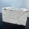 No Handle Flat square Bottom Fat-proof Brown Kraft Paper Bag Customized Take-out Food Packaging Oil-proof Paper Bag